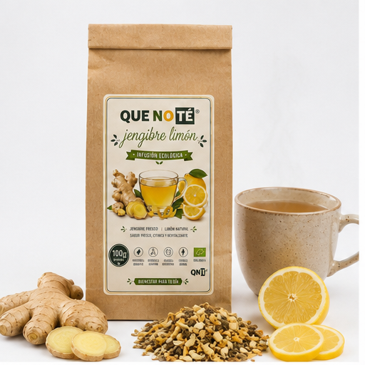 Infusión Jengibre-Limón a granel, bolsa de 100 g – El Valle del Que No Té