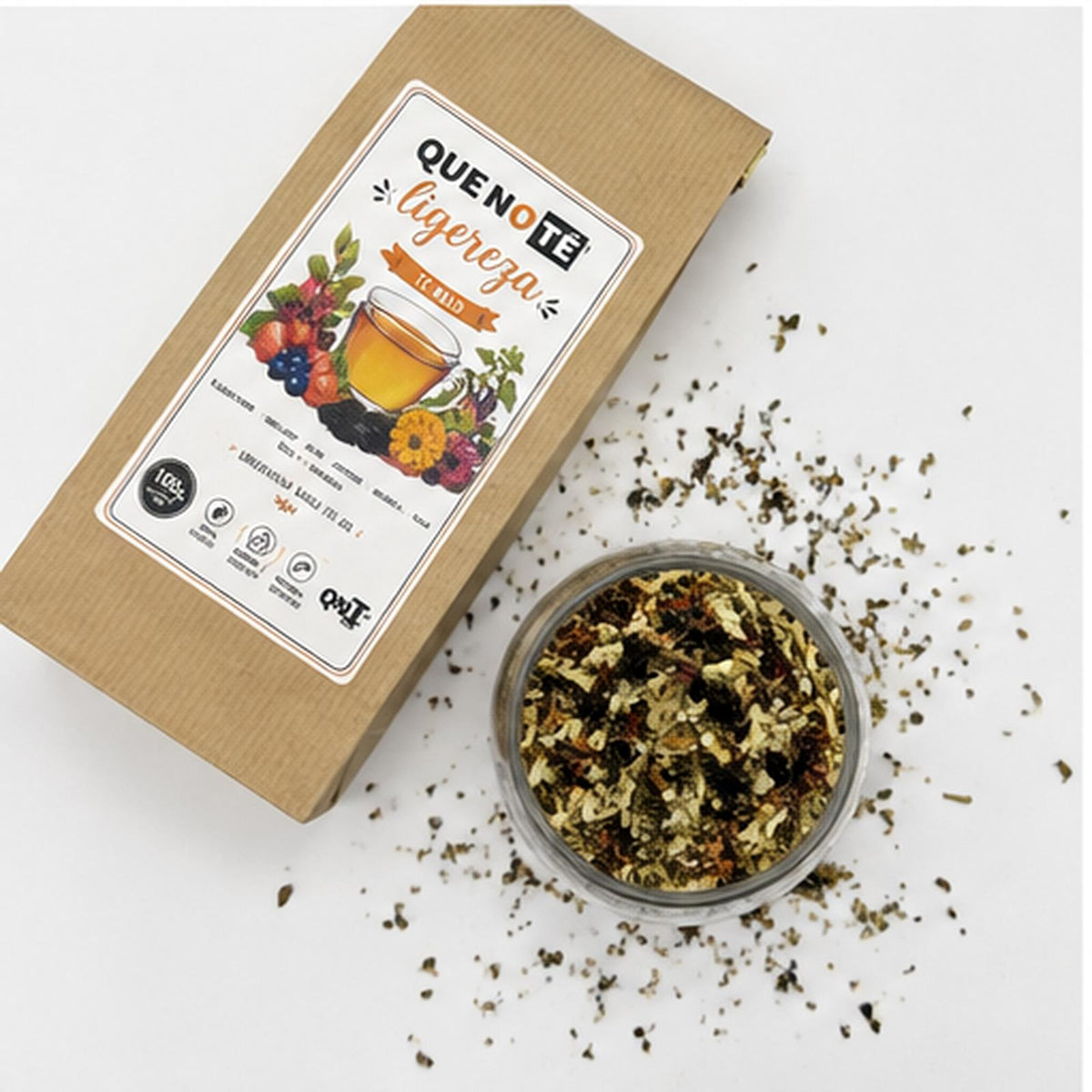 Infusión Ligereza a granel, bolsa de 100 g – El Valle del Que No Té