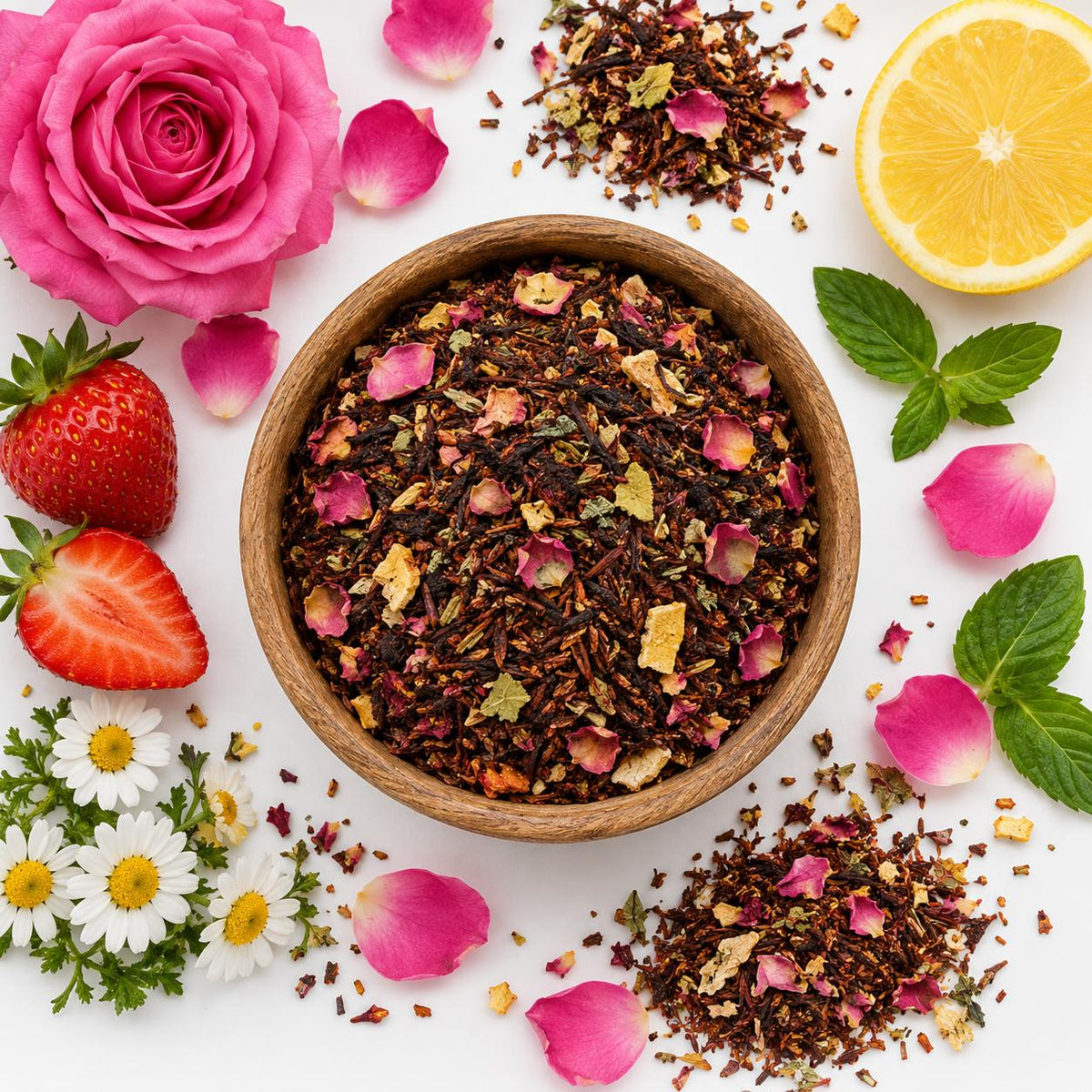 Infusión Ánimo servida en taza