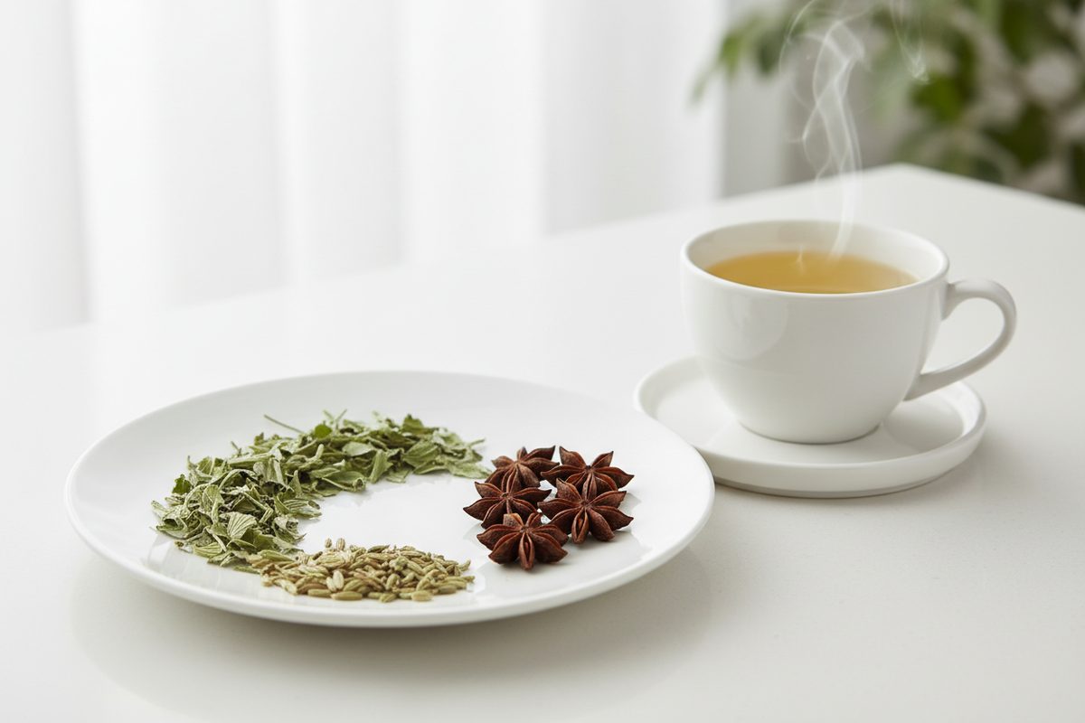 Infusión digestiva Barriga con hinojo y anís para la hinchazón - El Valle del Que No Té